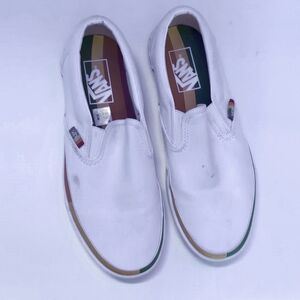 Vans slip on shoes - mens 7.5/womens 9